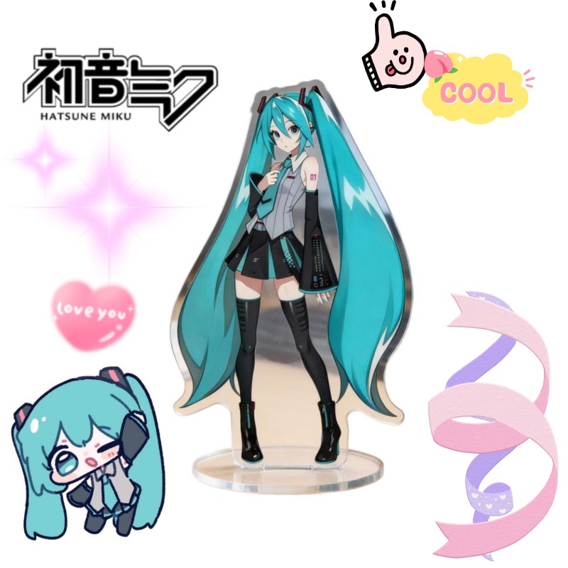 Anime Game Merchandise - Hatsune Miku 10cm Acrylic Stand Cute
