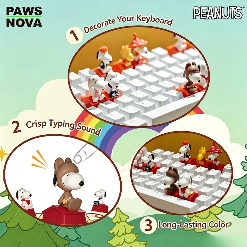 Snoopy Keycap Blind Box Anime  - đánh giá và giá Luffy Anime Merchandise