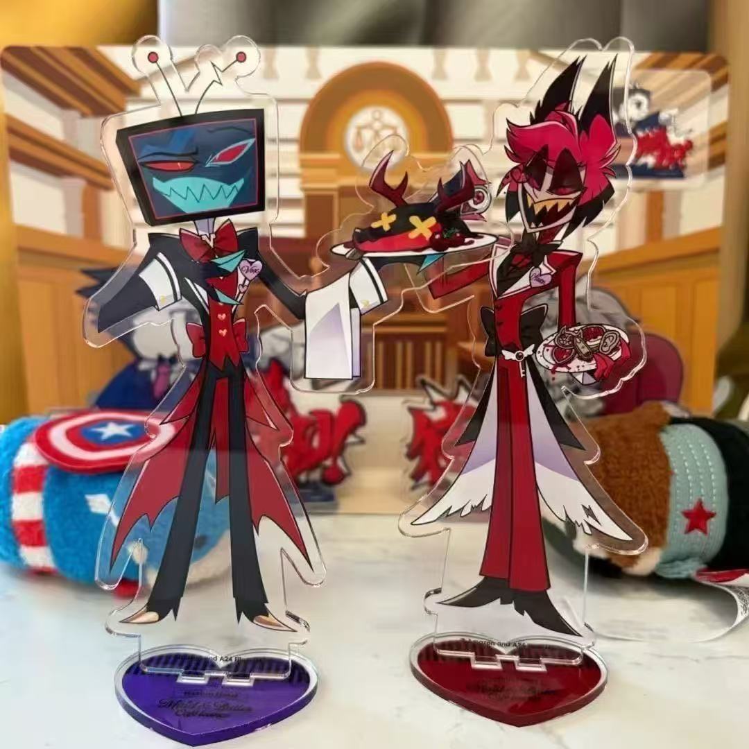 2pcs Hazbin Anime Peripherals  - đánh giá và giá Anime Game Merchandise