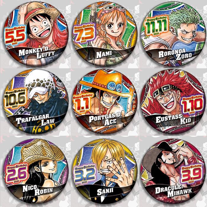 One Piece Anime Badge Pin Set  - đánh giá và giá Luffy Anime Merchandise